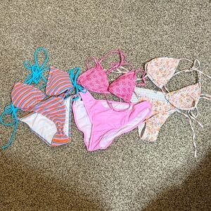 SET OF 3 BIKINIS